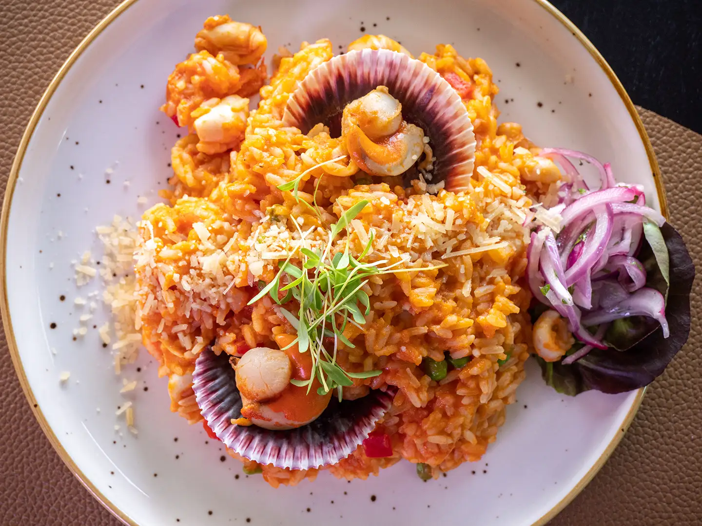 Arroz con Mariscos Limeño.